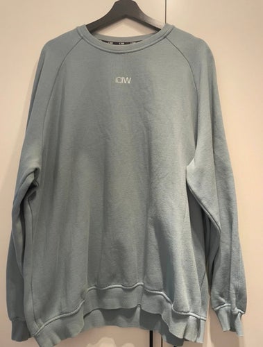 ICANIWILL ljusblå sweatshirt, storlek L