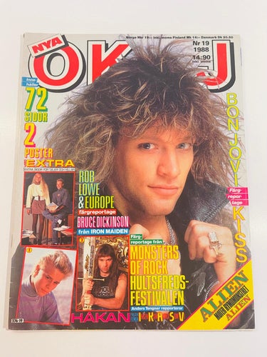 Tidningen OKEJ ! Nr     19  - 1988 .