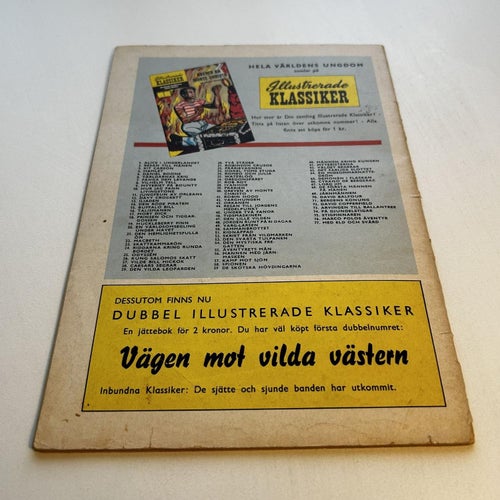 Illustrerade Klassiker nr 76, 1a upplaga, bra skick! VG