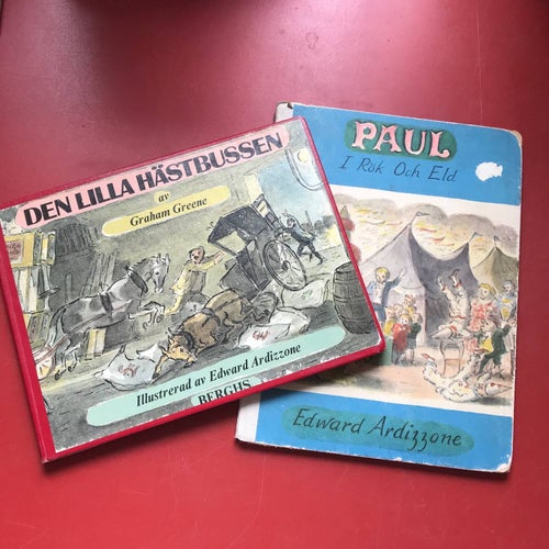 DEN LILLA HÄSTBUSSEN + PAUL I RÖK OCH ELD Edward Ardizzone