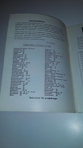 Prislista nr 7 från Firma Bo Hellström