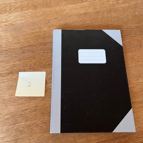 Anteckningsbok A4, mer än 180 blad! (2)