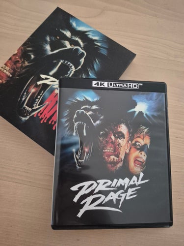 Primal Rage 4K Ultra HD + Blu-ray skräck horror gore zombie Limited ed vinegar s