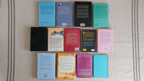 13 st Inbundna böcker BOKPAKET 80-tal/90-tal.