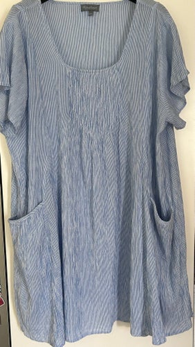 Himalaya Clothing blå sommarklänning storlek XXL