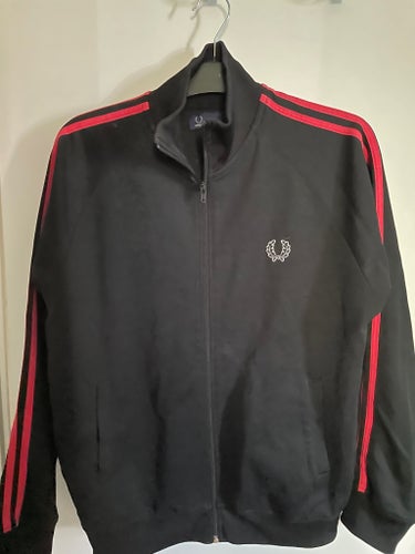 Fred Perry svart träningsjacka, storlek M