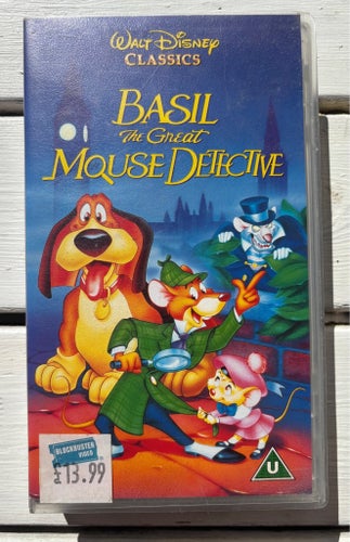 Basil – The Great Mouse Detective , Walt Disney Classics (VHS) Eng