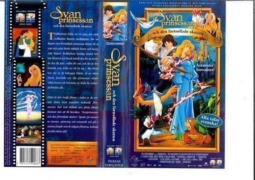 Svanprinsessan och den förtrollade skatten VHS Svenskt tal