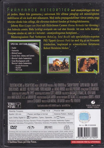 DVD / Starship Troopers / Special Edition / Denise Richards / Nära Nyskick