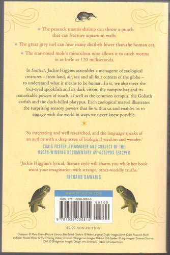 Sentient: What Animals Reveal About Human Senses / Jackie Higgins