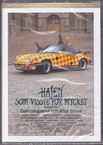 DVD / Hajen Som Visste För Mycket / Digitalt Remastrad / Ny & inplastad