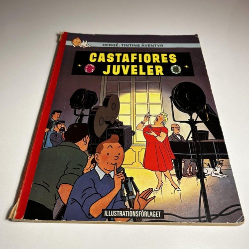 Tintin #14 - Castafiores juveler, 1a upplaga, fint skick! VG