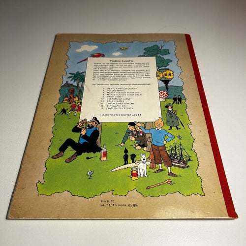 Tintin #14 - Castafiores juveler, 1a upplaga, fint skick! VG