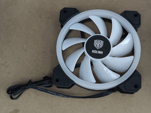 3x kolink 120mm rgb chassis fan
