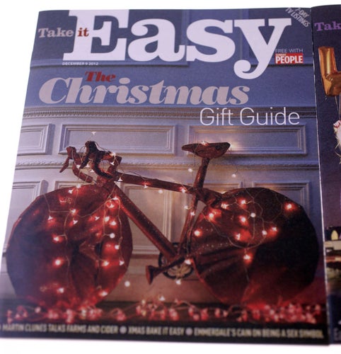 Take it Easy magazine bundle-3 magazines-December 2012-Xmas issues-NEW-166g