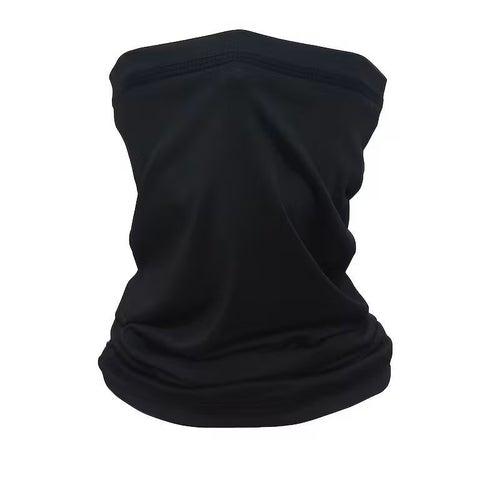 Black neck gaiter Face Mask For Sun Protection - Perfect For Outdoor Activities