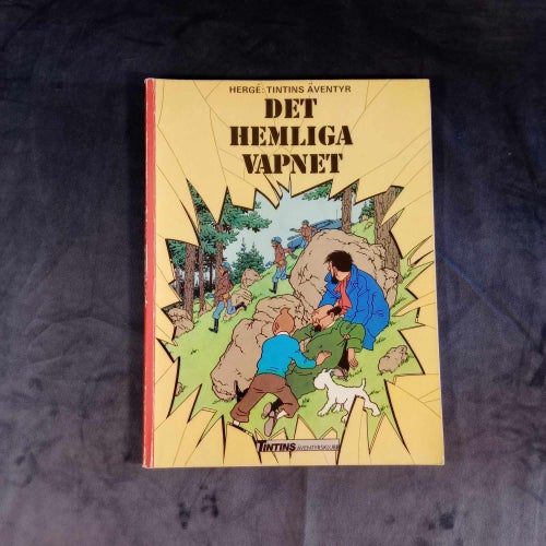 Tintins äventyr "Det hemliga vapnet" av Herge