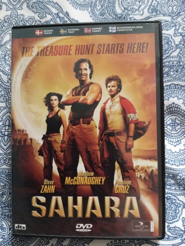 Sahara (DVD) med Matthew McConaughey, Steve Zahn och Penelope Cruz