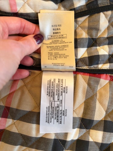 Burberry svart jacka