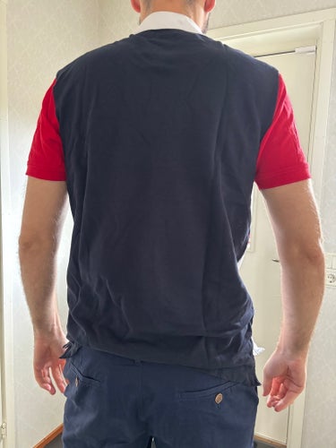 Zara Man stl L flerfärgad pikétröja