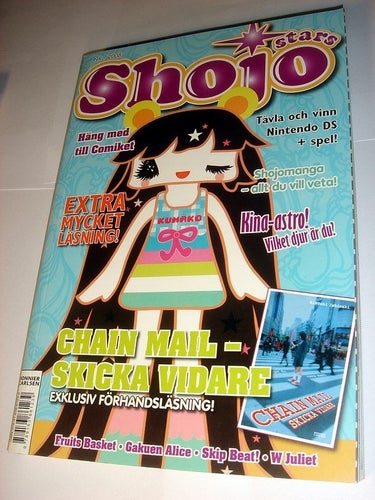 SHOJO STARS (svensk) NY OLÄST Nr 7 2008