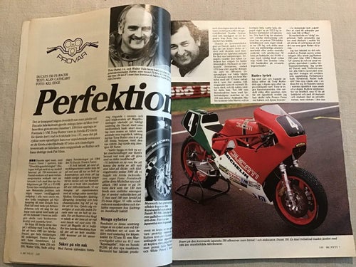 MC NYTT NR 3 1985 DUCATI KAWASAKI GPZ 750,DRESDA TRITON,TRAIL,BOLLNÄS BMCK,