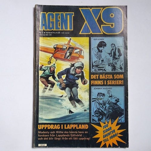 Agent X9 Nr 2, 1976 . Modesty Blaise - Uppdrag i Lappland