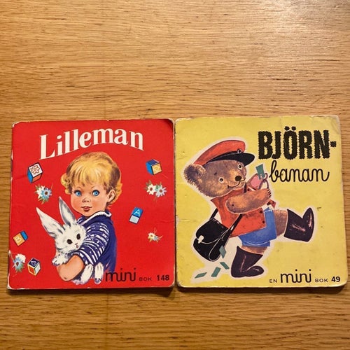 2 stycken Mini/Pixi böcker 60 tal