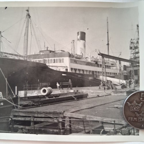 Eleganta Passagerarfartyget S/S Britannia I Göteborgs Hamn 1932