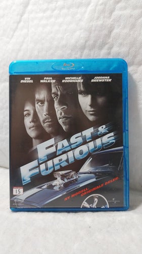 Fast & Furious Blu-Ray (Norsk utgåva / Svensk text)