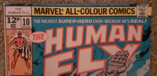 Serietidning Marvel The Human Fly nummer 10, 1978.