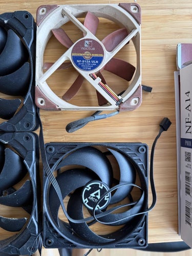 PC-fläktar säljes – Noctua / Fractal / Arctic – 120mm och 140mm