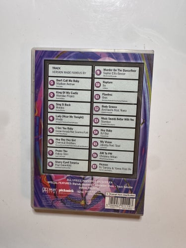 Karaoke: So You Wanna Be A Pop Star - Dance, Dance, Dance DVD