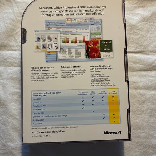 Microsoft Office 2007 pro Svensk Uppgradering