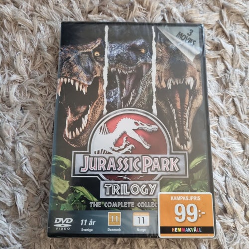 Jurassic Park Trilogy - The Complete Collection (3 filmer) DVD