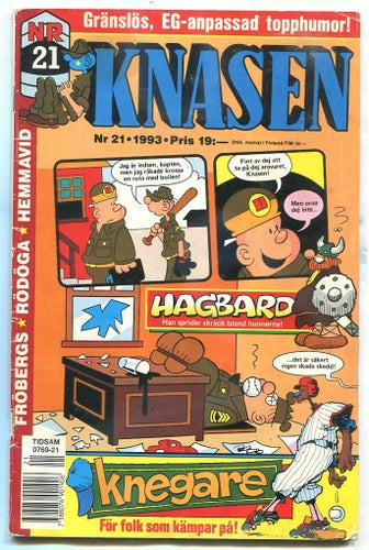 Knasen 1993 nr 21 Hagbard , Hemmavid, Rödöga, Knegare mm