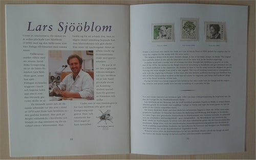 Sjööblom, Slania, Mörck e t c - Våra frimärksgravörer - Lyxmapp
