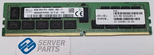 SK Hynix 32GB DDR4 PC4-2666V ECC RDIMM HMA84GR7AFR4N-VK