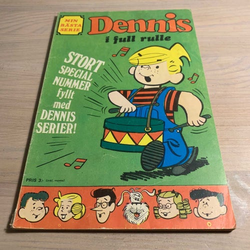Dennis min bästa serie 1970 nr 1 - Dennis i full rulle