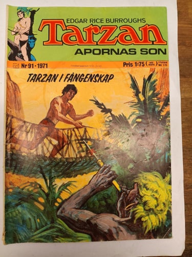 Tarzan Nr 91-1971 av Edgar Rice Burroughs, 1971