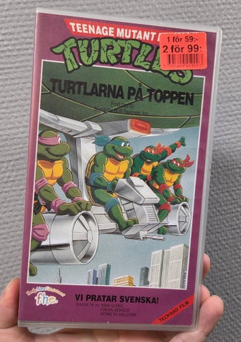 Teenage Mutant Ninja Turtles - 6 - Turtlarna på Toppen (VHS) tmnt