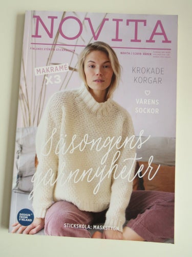 NOVITA HANDARBETE - STICKMAGASIN /MÖNSTER - 133 SIDOR - BRA BEG.SKICK
