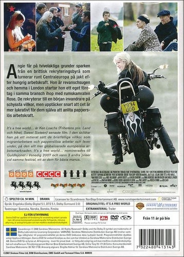 It's a free world (2007) Ken Loach med Kierston Wareing och Juliet Ellis.