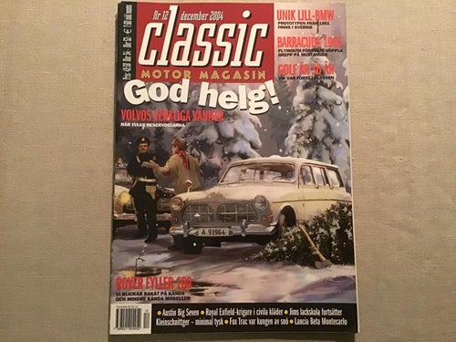 CLASSIC MOTOR NR 12 2004 ROVER 100 ÅR,VOLVO,AUSTIN BIG SEVEN,PLYMOUNT BARRACUDA