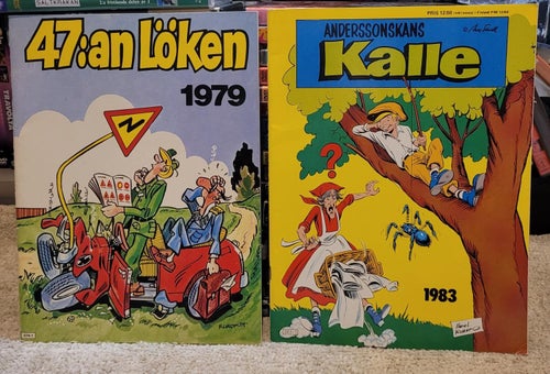 47:AN LÖKEN (1979) + ANDERSSONSKANS KALLE (1983) *BRA SKICK*