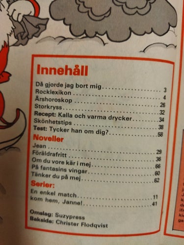Starlet special 1987 stor rocklexikon mini posters i färg Magnus Uggla Paul Rein