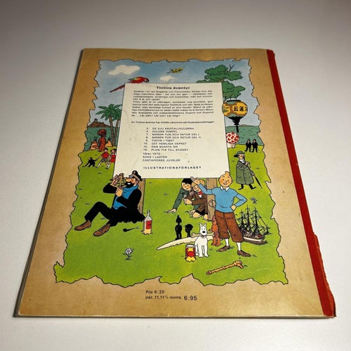 Tintin #16 - Plan 714 till Sydney, 1a upplagan, bra skick! VG