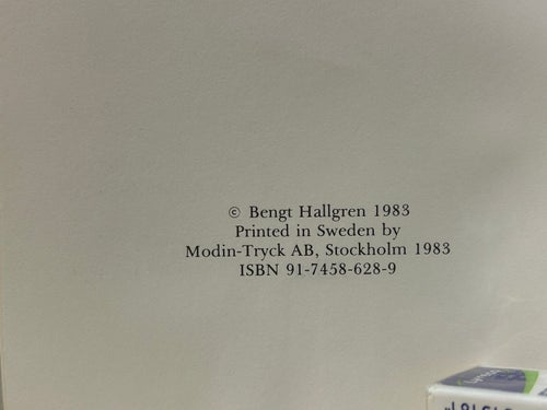 Menuet med Adolf Fredrik av Bengt Hallgren. Bok. Very Good plus
