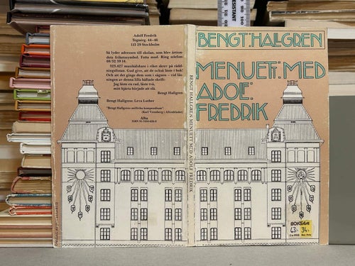 Menuet med Adolf Fredrik av Bengt Hallgren. Bok. Very Good plus
