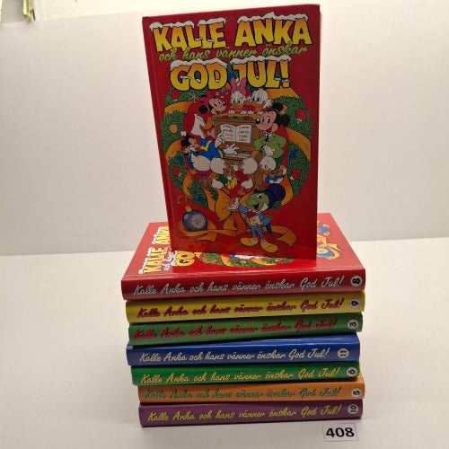 Kalle Anka och hans vänner önskar god jul x8 Seriepaket - Se bilder för titlar